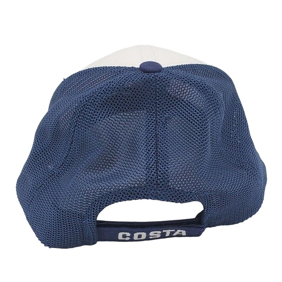 Costa Del Mar Fishing Embroidered Snapback Mesh Trucker Adjustable Cap‎ Hat Blue - Picture 4 of 6